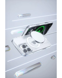 Joko iPhone 16 Pro Max Gleam PC Sert Magsafe Kılıf - Şeffaf