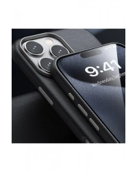 Joko iPhone 16 Pro Max Wonder Deri Magsafe Kapak - Titan Gri