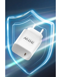 Joko JK89 30W Type-C Çıkışlı Ekstra DC67 1M Type-C to Type-C Kablolu PD Şarj Cihazı - Beyaz