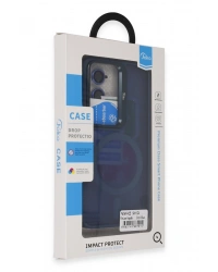 Joko Samsung Galaxy S24 Flet Lens Magsafe Kapak - Lacivert