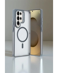 Joko Samsung Galaxy S25 Ultra Flet Lens Magsafe Kapak - Lacivert