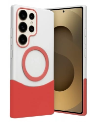 Joko Samsung Galaxy S25 Ultra Velar Magsafe Kapak - Kırmızı