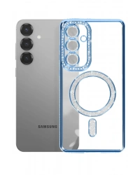 Joko Samsung Galaxy S26 Plus Joke Simli Magneticsafe Kılıf - Mavi