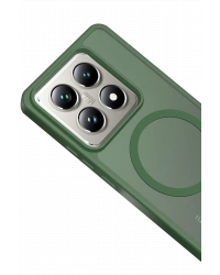 Joko Xiaomi Mi 14T Pro Jota Magsafe Kapak - Koyu Yeşil