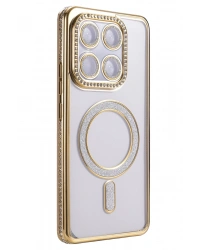 Joko Xiaomi Mi 15T Pro Joke Simli Magneticsafe Kılıf - Gold