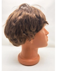 Kahve Renk Kısa Kesim İçi Astarlı Erkek Peruğu