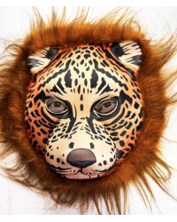 Kahverengi Saçlı Yeleli Aslan Maskesi Eva Mega Peluş 37 No