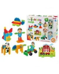 Kaktüs Bloklar Çiftlik 75 Parça