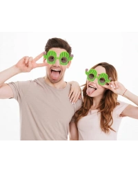 Kaktüs Temalı Hawaii Yaz Partisi Gözlüğü 8.5x18.5 cm