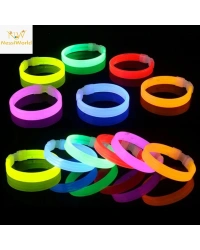 Kalın Bileklik 12’li Set | Baskıya Uygun Renkli Model