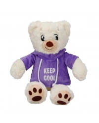 Kapşonlu Peluş Ayı 30 cm.