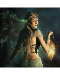 Karanlıkta Yanan Fosforlu Lateks Elf Kulağı 1 Çift 10x5 cm NessiWorld