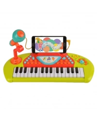 Karaoke Özellikli Müzikli Işıklı MP3 Girişli ve Mikrofonlu Çok Fonksiyonlu Piyano