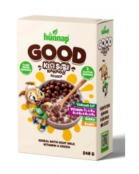 Keçi Sütlü Kakao ve Vitamıin Tahıllı Glutensiz Gevrek 240 Gr