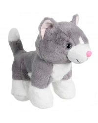 Kedi Peluş Gri 36 cm