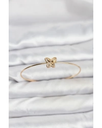 Kelebek Model Gold Renk Bileklik