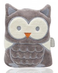  Kiraz Çekirdekli Baykuş Kadife Gaz Yastığı 366 Gri Baykuş