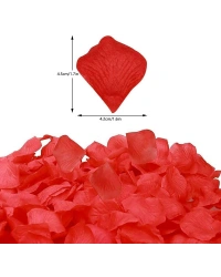 Kırmızı Renk Gül Yaprağı Şekilli Konfeti – 1 Paket 100 Adet