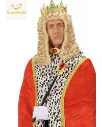 Kırmızı Topuzlu Kral Asası Kraliyet Asası 40 cm