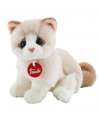 Kitty Peluş Beyaz Bej Kedi 20 cm