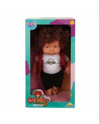 Kıvırcık Saçlı Curly Bebek 35 cm