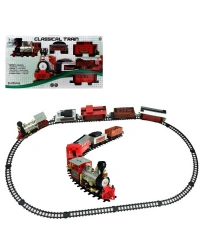 Klasik Tren Seti Sesli ve Işıklı 35 Parça