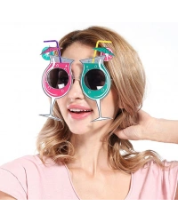 Kokteyl Temalı Hawaii Yaz Partisi Gözlüğü 15x16 cm