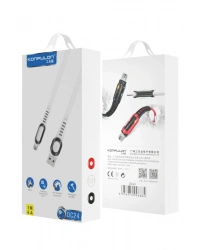 Konfulon DC24 Micro USB Kablo 1.2M 4A - Siyah