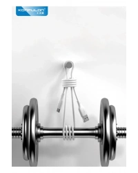 Konfulon DC64 USB to Lightning 1M 3.0A Hızlı Şarj Kablo - Beyaz