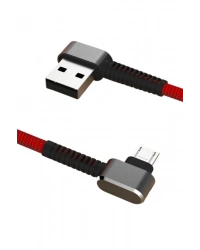 Konfulon S73 Micro USB Kablo 1M 2.1A - Kırmızı