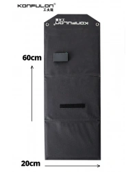 Konfulon SH-03 30W Hızlı Şarj Taşınabilir Güneş Enerji Paneli Şarj İstasyonu - Siyah