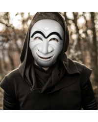 Koreli Hırsız Teatral Hahoe Maskesi - Para Heist Maskesi - Dali Maskesi