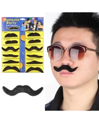 Kostüm Partisi Takma Bıyık 6 Model 12 Adet