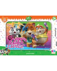 Ks Games 24 Parça Cats  Frame Puzzle