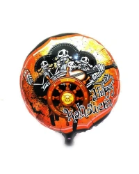 Kuru Kafalı Korsanlar Halloween Şekilli Folyo Balon 45 cm