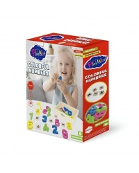 Kutuda 26 Parça Ahşap Kasalı Renkli Rakamlar