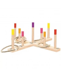 Kutuda Ahşap Halka Atma Oyunu