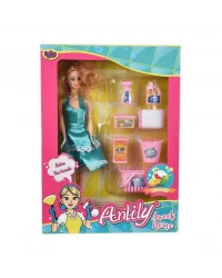 Kutuda Anlily Temizlik Setli Bebek 2442