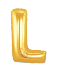 L Harf Folyo Balon Altın Renk  40 inç
