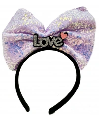 Led Işıklı 3 Farklı FonNessiWorldiyonda Yanan Lila Fiyonk Taç 20X17 cm