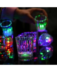 LED Işıklı Eğlence Bardakları - 3 Modlu Renk Değiştiren Bardak 12 Adet
