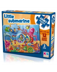 Little Submarine 12 Parça Jumbo Boy Puzzle