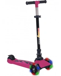 LSC5-I LEDDY 2+ SCOOTER IŞIKLI PEMBE 50KG