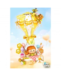 LZ-4113 NessiWorld SARI HAVA BALONU 750 PARÇA BLOCK OYUNCAK