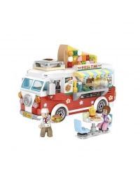 LZ1739 LOZ  PİZZA ARABASI BLOCK OYUNCAK 493 PARÇA