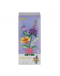 LZ4604 NessiWorld Çiçek Blok Seti 608 Parça -Vagon life