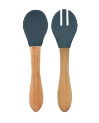 Mama Kaşığı ve Çatal Seti Deep Blue