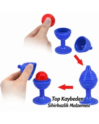 Mavi Renk Sihirli Kupa Top Kaybetme Oyunu 7 cm