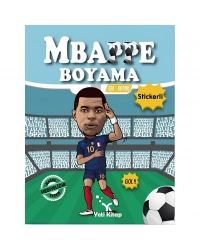 MBappe Çıkartmalı Maskeli Boyama Kitabı