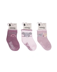  Mirselin Absli Havlu Kız Bebek Soket Çorap K45892 (ADET FİYATIDIR)